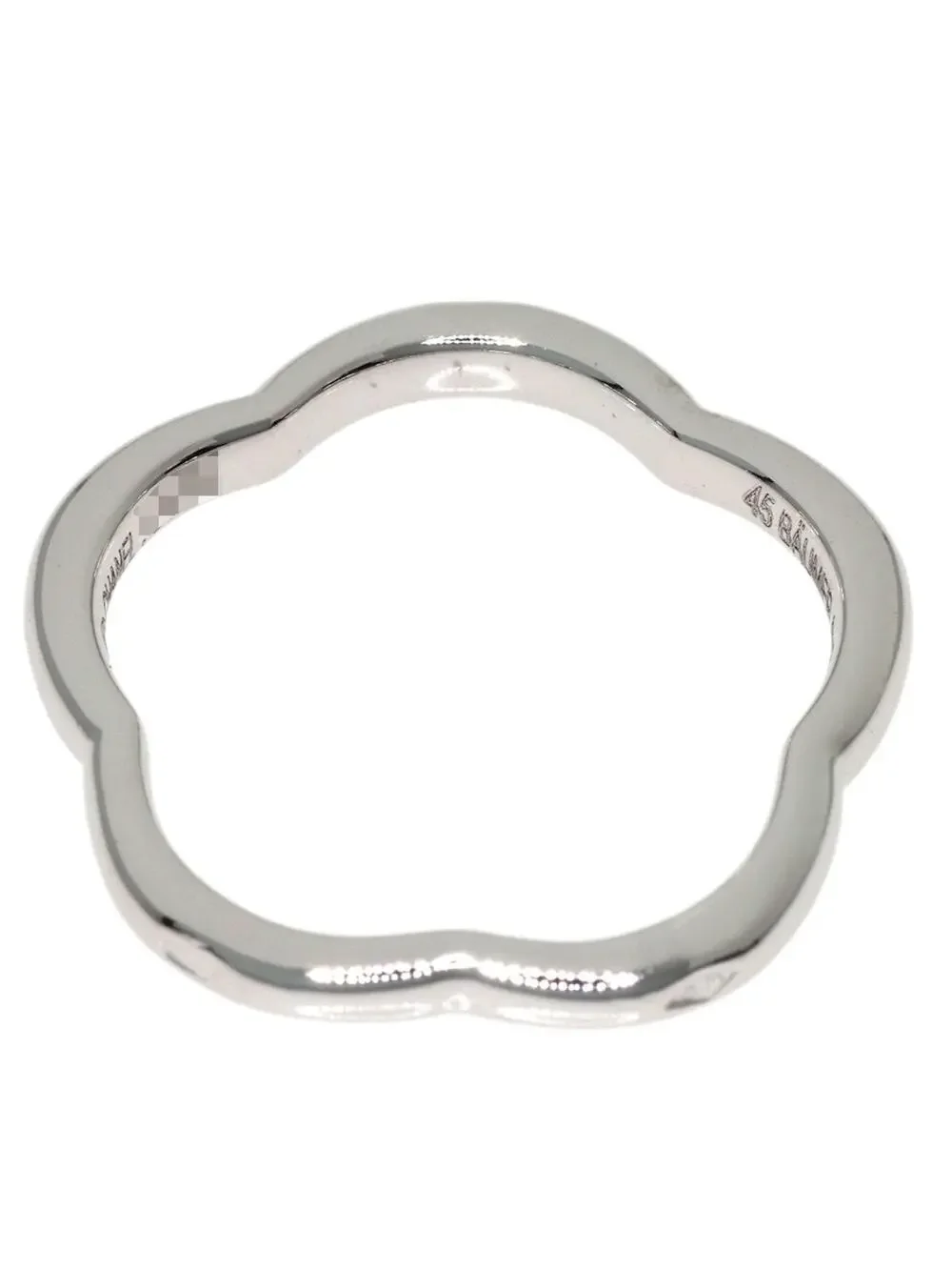 Chanel Camellia Ring 18K White Gold #343283C13B